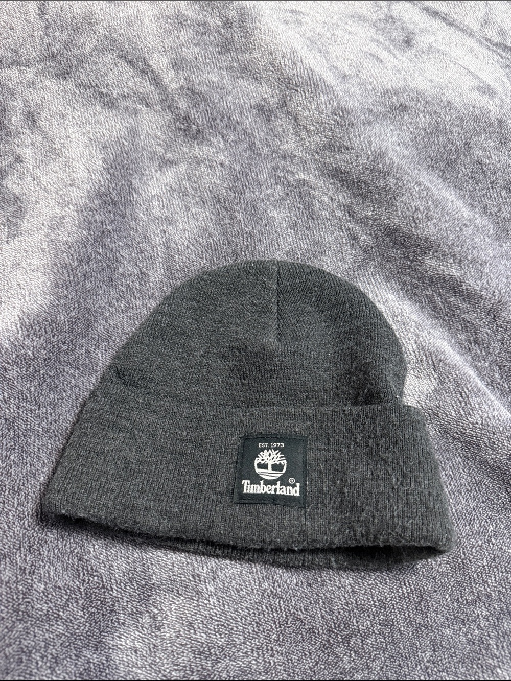 Dark Gray Men’s Timberland Cuffed Beanie